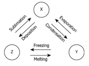 interconversion between solids, liquids, and gases class 9