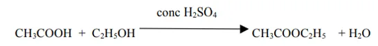 esterification reaction