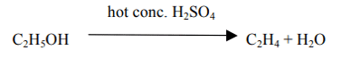 reaction to give unsaturated hydrocarbon