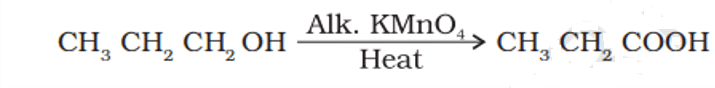 Oxidation of Propanol