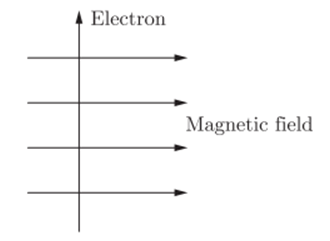 force on electron in a magnetic field