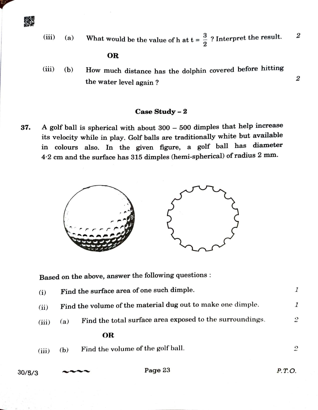 cbse class 10 maths board exam answer key 2023