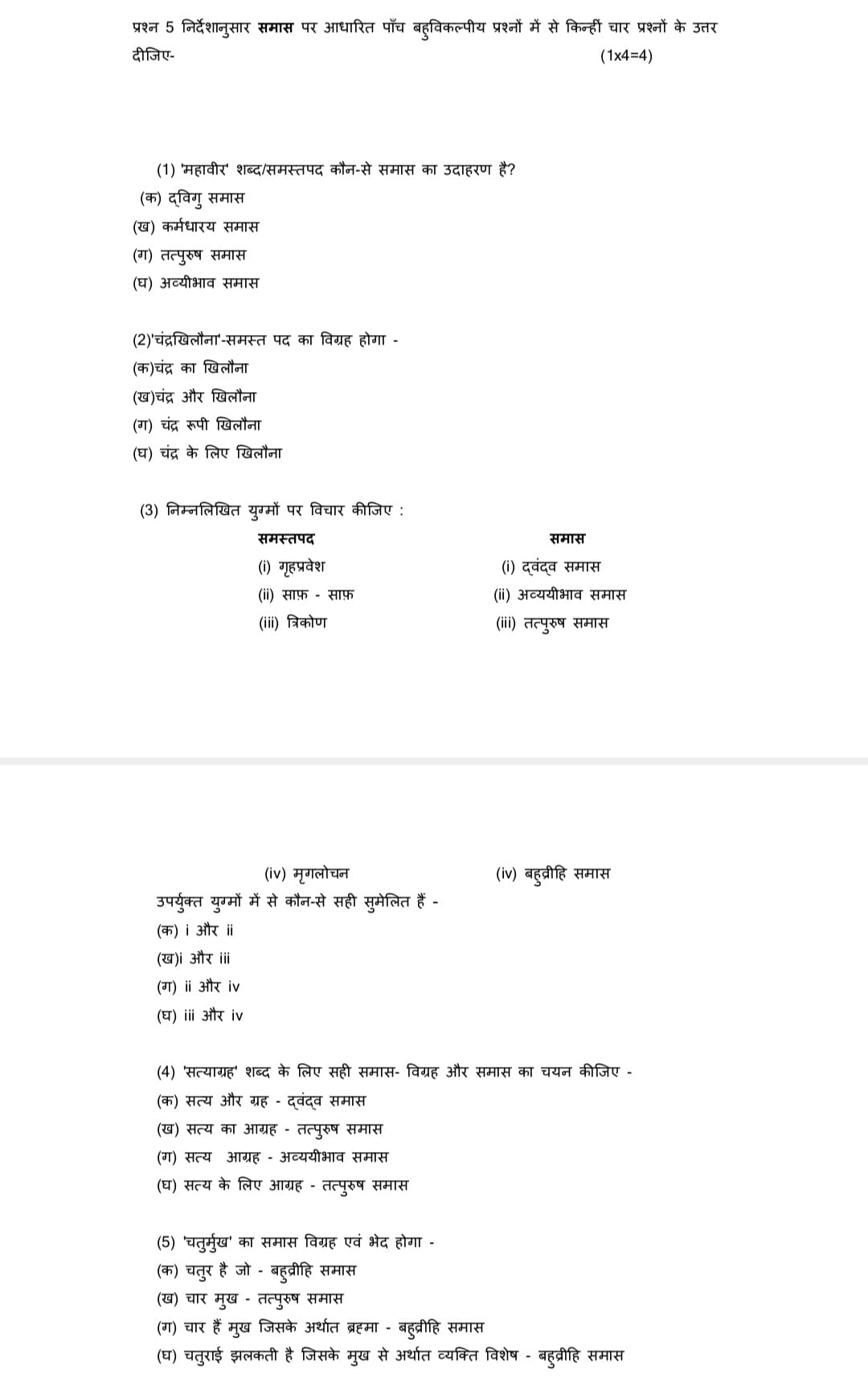 Class 10 Hindi B official sample paper 2022-238