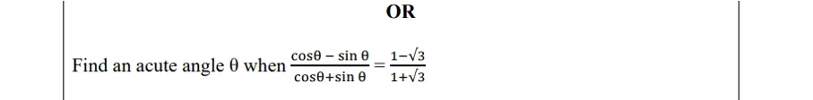 cbse class 10 maths sample paper25or