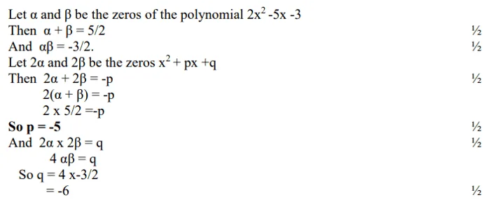 cbse class 10 maths sample paper27an