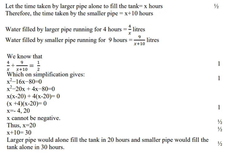 cbse class 10 maths sample paper32an
