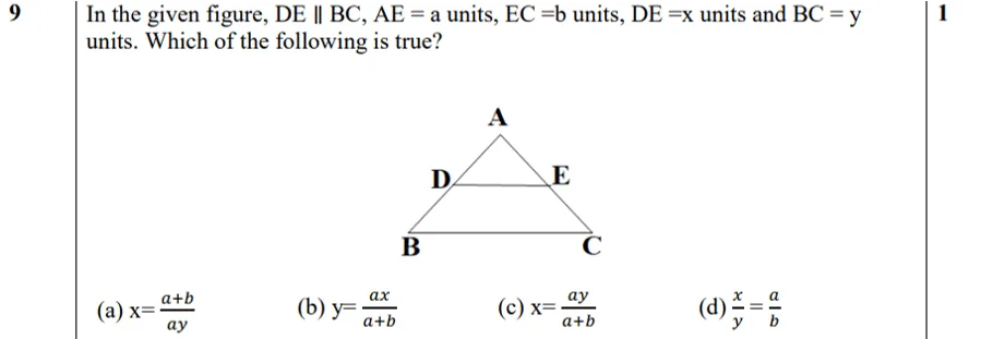 cbse class 10 maths sample paper 9