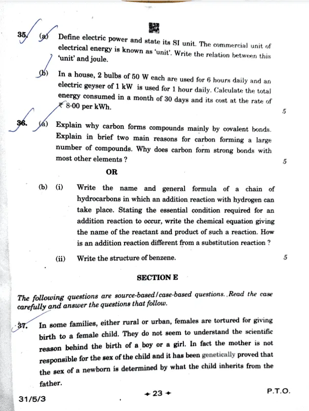 cbse class 10 science 2023 question paper12