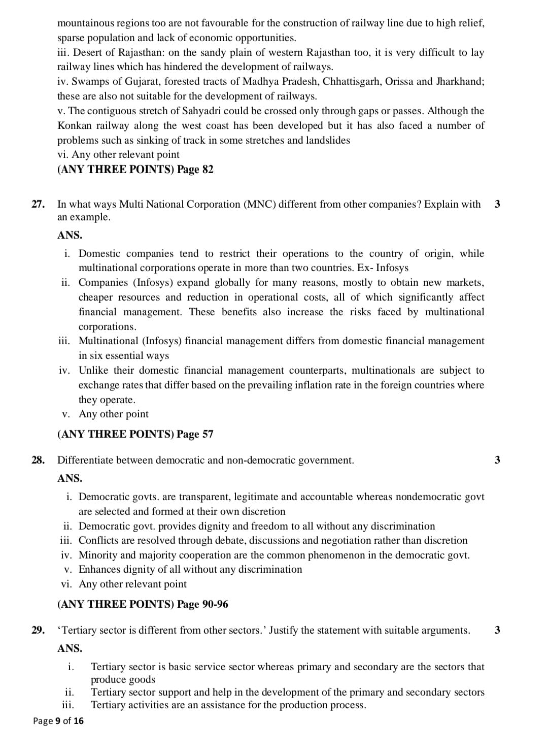 cbse class 10 social science official sample question paper9