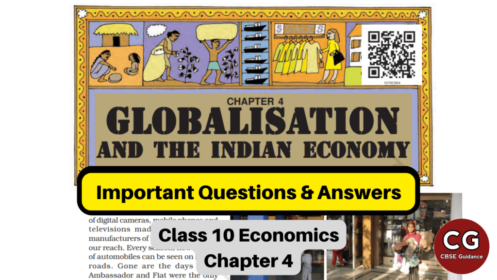 globalization and the indian economy class 10 questions answers