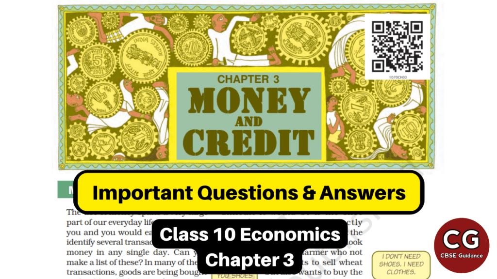 money and credit class 10 extra questions answers