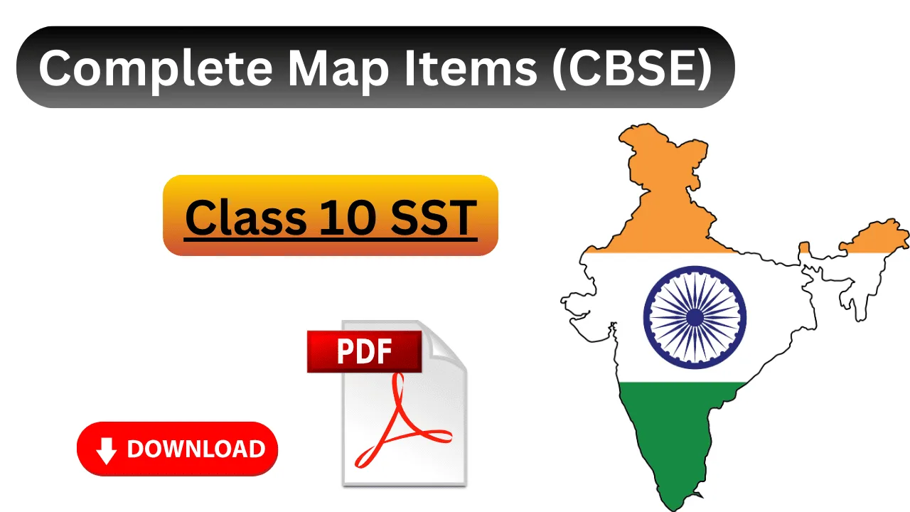 class 10 map work pdf
