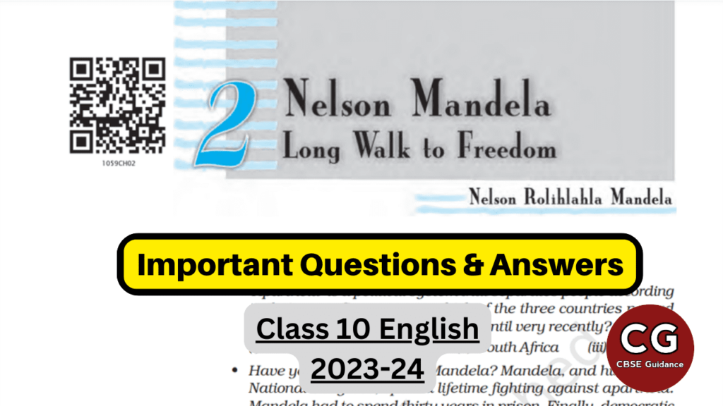 nelson mandela class 10 questions and answers