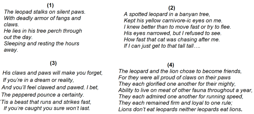 how to tell wild animals class 10 extra questions answers