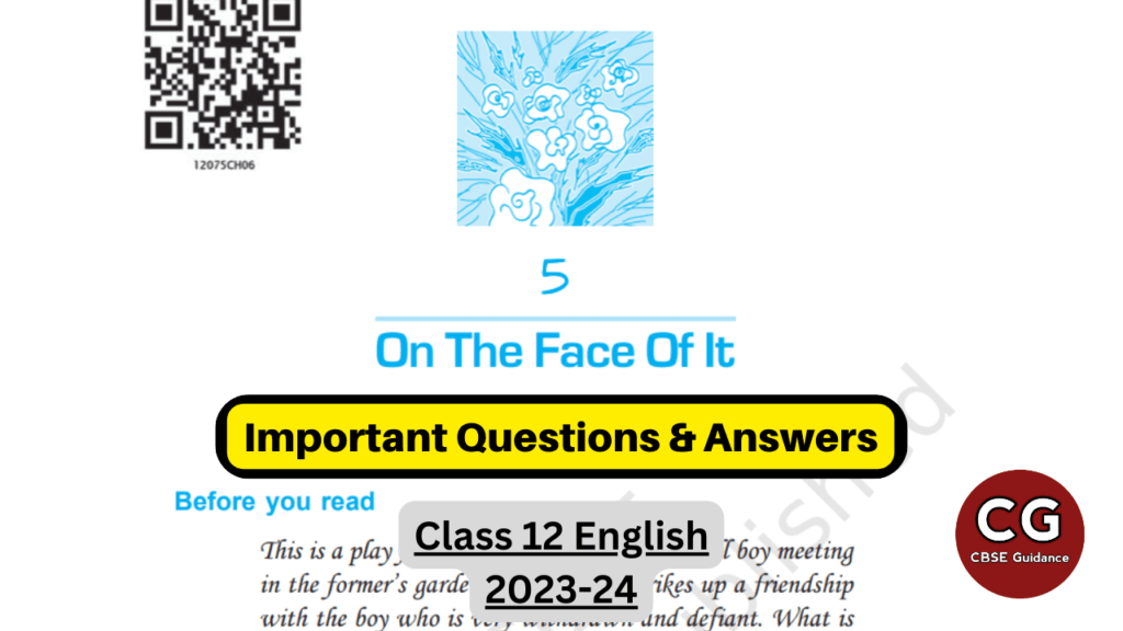 on the face of it class 12 question answers