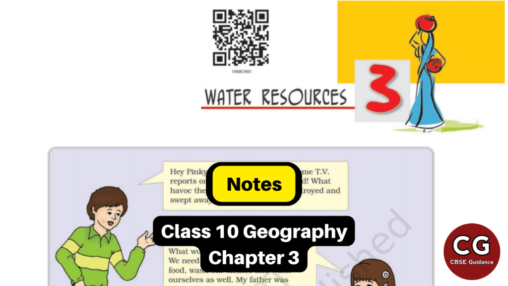 water resources class 10 notes