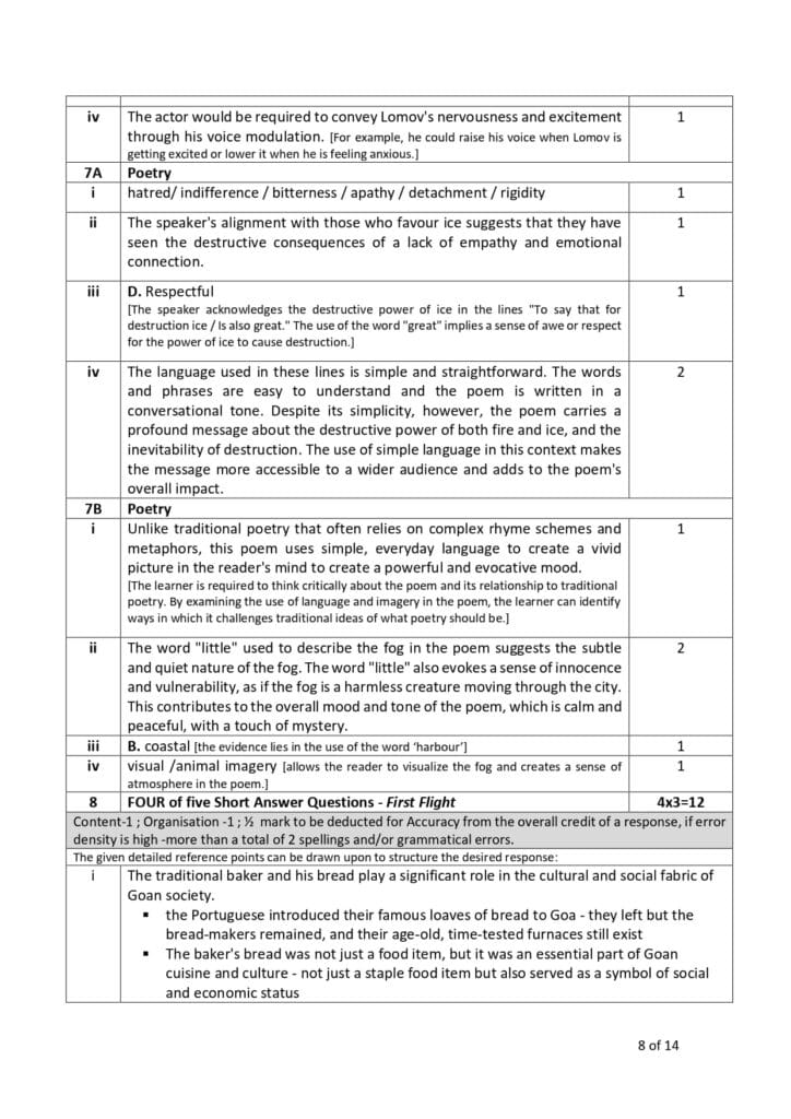 english class 10 sample paper solution 2023-24 8