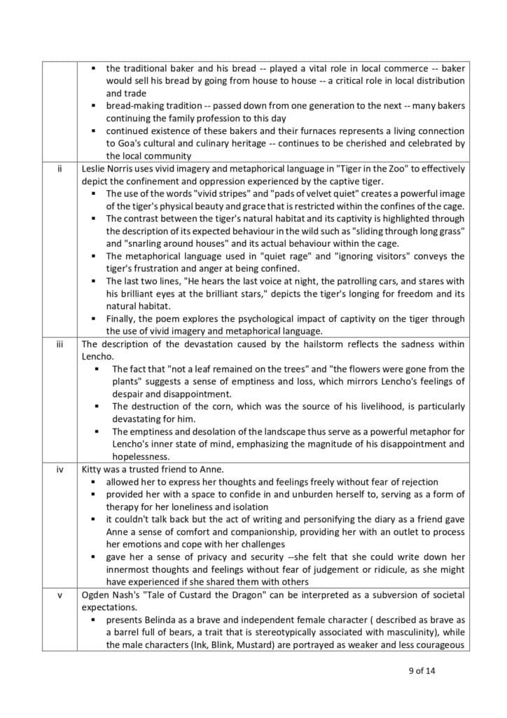 english class 10 sample paper solution 2023-24 9