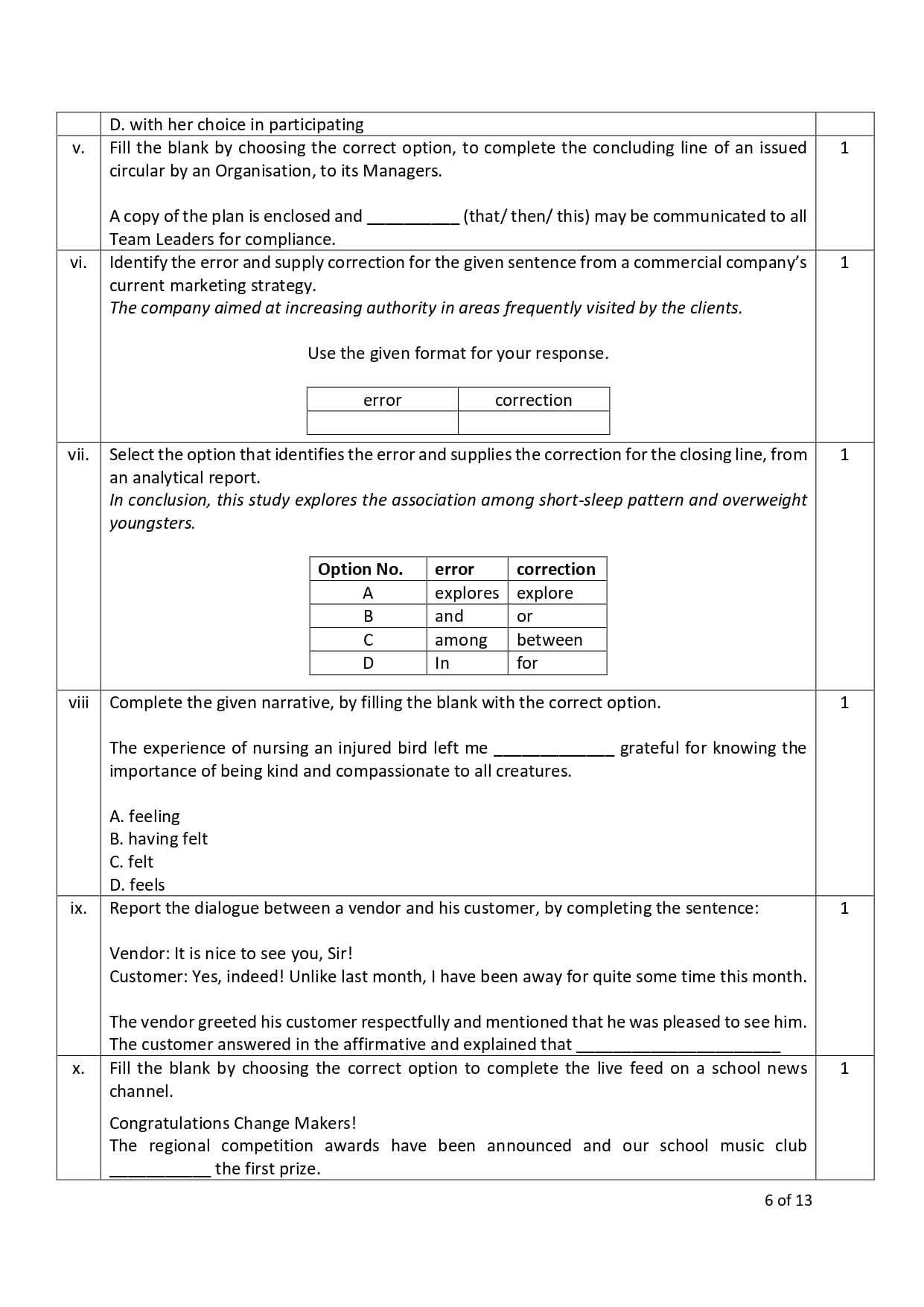 From zero to hero master the 2023 24 class 10 english sample paper