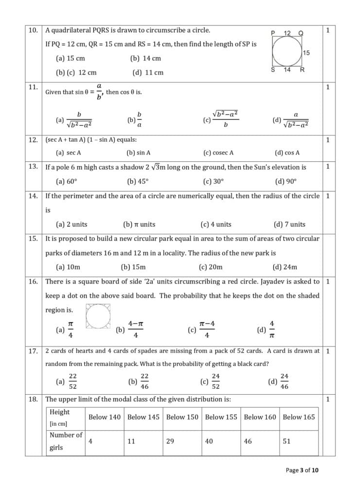 cbse class 10 maths sample paper 2023-24 3