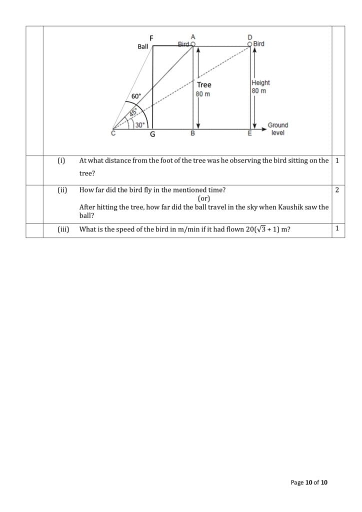 cbse class 10 maths sample paper 2023-24 10