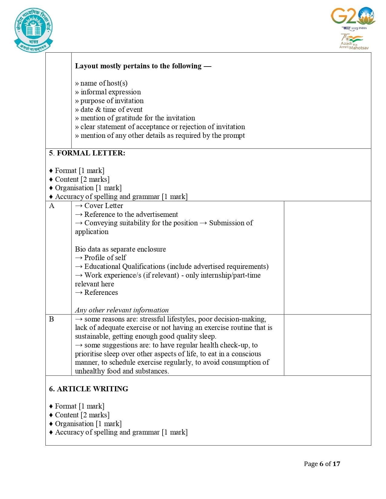 ENGLISH SAMPLE PAPER CLASS 12 2026 WITH SOLUTIONS PDF visual data 6