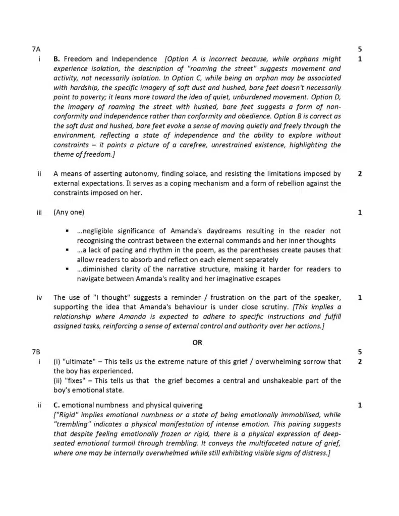 CBSE Class 10 English Additional Sample Paper Solutions 2023-24 8