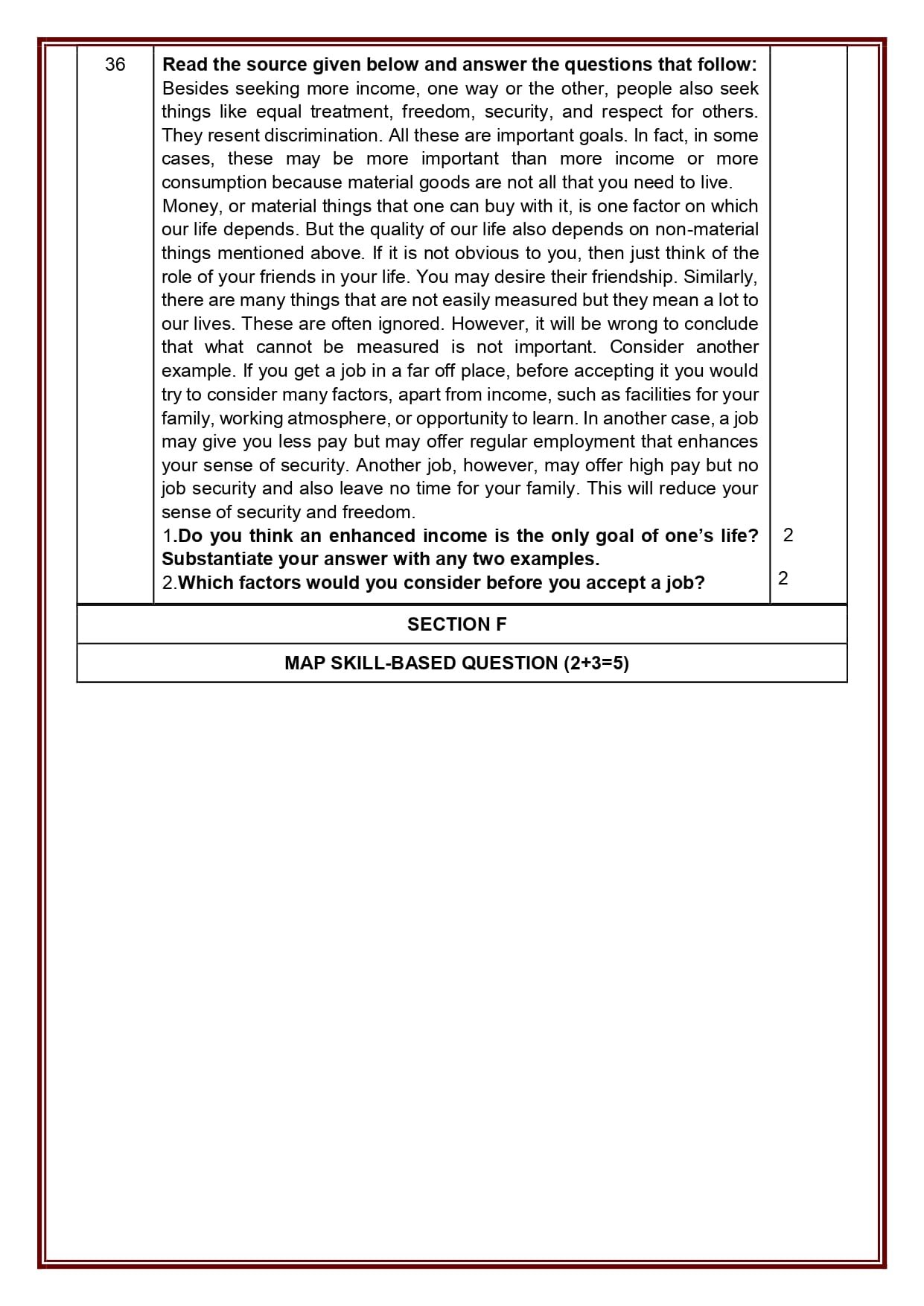From MCQs To Map Skills: Class 10 Social Science Sample Paper 2023-24 ...
