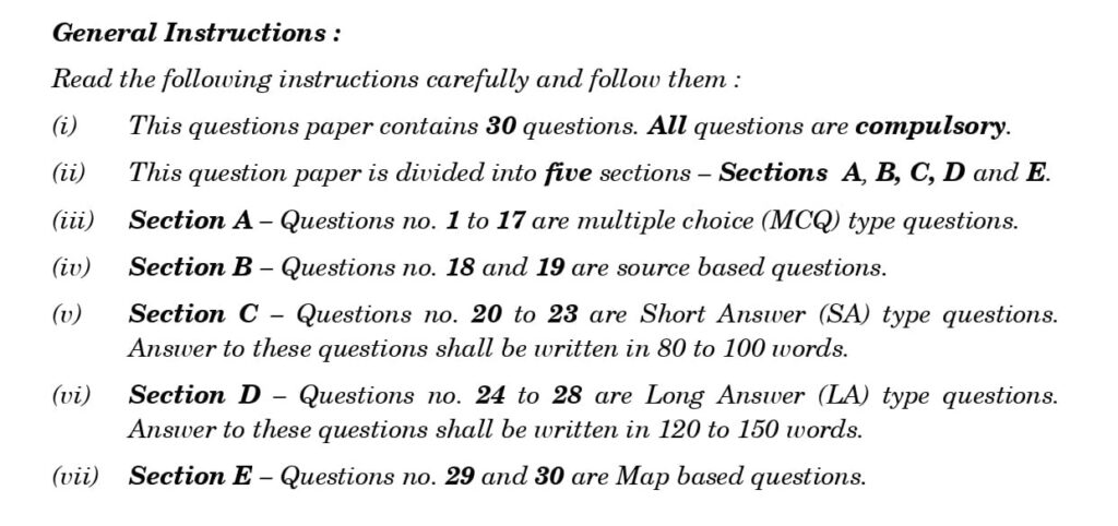 class 12 geography 2023 topper answer sheet
