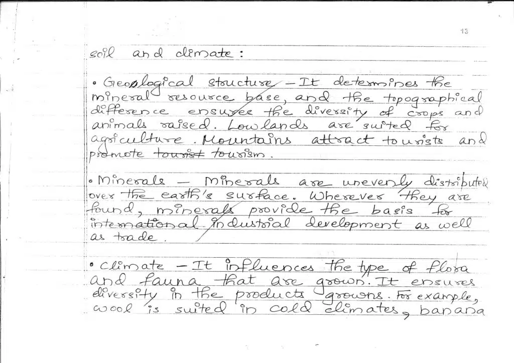 class 12 geography topper answer sheet 2023