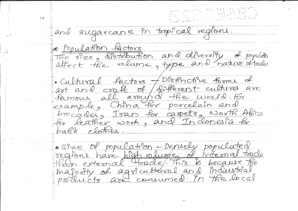 class 12 geography topper answer sheet 2023
