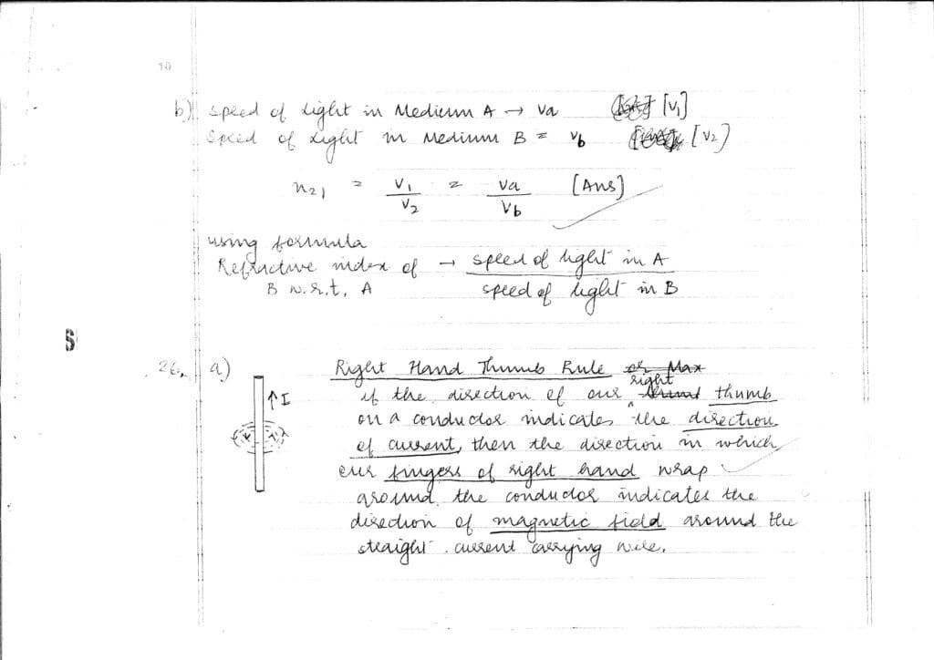 class 10 science topper answer sheet 2023