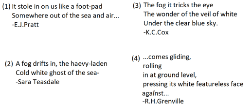 fog class 10 extra questions answers