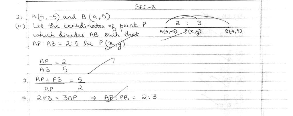 cbse class 10 maths standard 2023 topper answer sheet