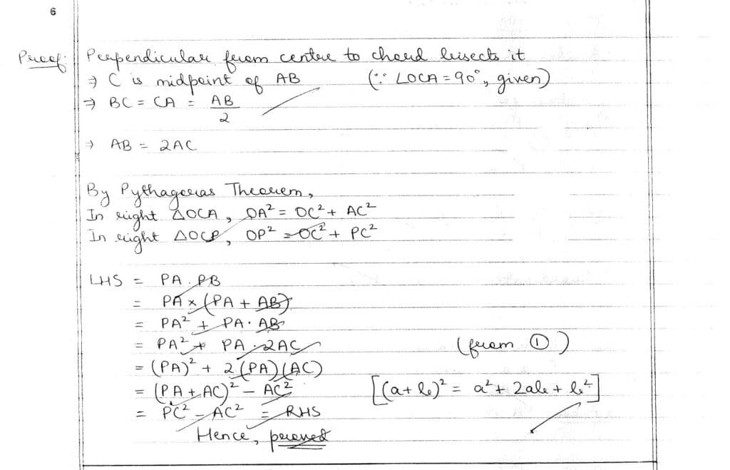 cbse class 10 maths standard 2023 topper answer sheet