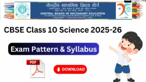 cbse class 10 science syllabus pdf download
