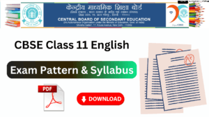 cbse class 11 english syllabus pdf download