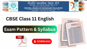 cbse class 11 english syllabus pdf download