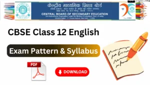 cbse class 12 english syllabus pdf download
