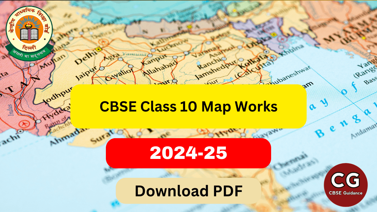 cbse class 10 map pointings 2024-25