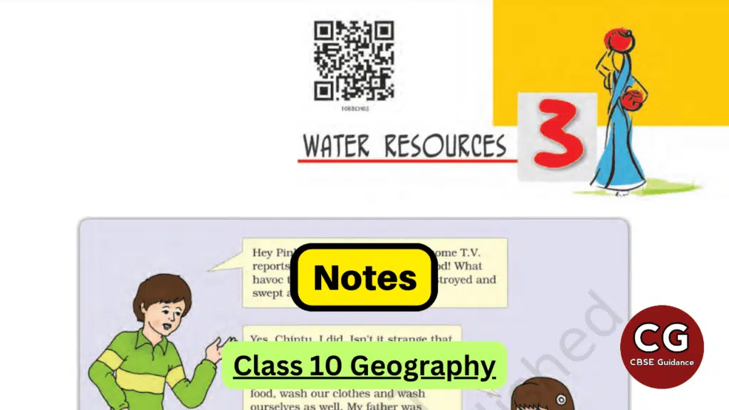water resources class 10 notes