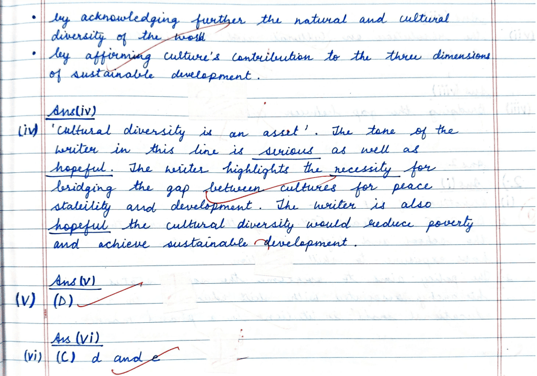CBSE Class 10 English Topper’s Answer Sheet 2024 – Complete Question ...