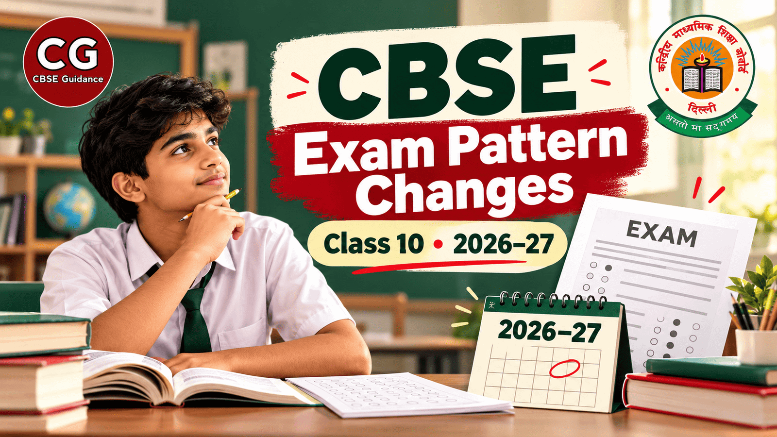 cbse class 10 exam pattern latest updates