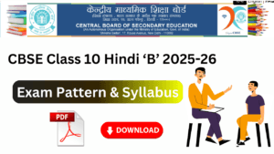 cbse class 10 hindi b syllabus pdf download