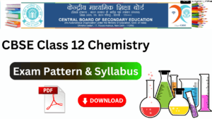 cbse class 12 chemistry syllabus pdf download