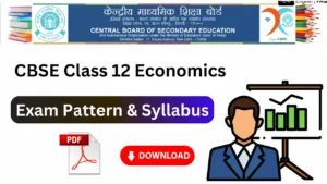 cbse class 12 economics syllabus pdf download