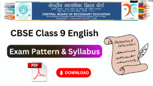 cbse class 9 english syllabus pdf download