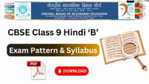 cbse class 9 hindi b syllabus pdf download