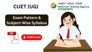 cuet ug exam patter and syllabus pdf download