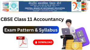 cbse class 11 accountancy syllabus pdf download
